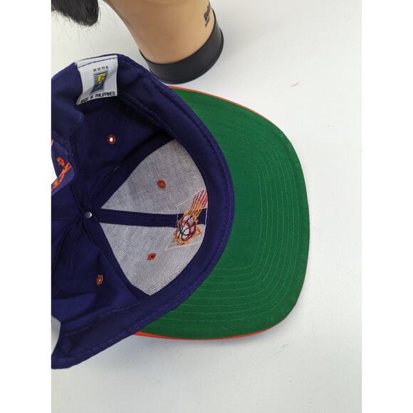 NWT Vintage Phoenix Suns Logo 7 Hat 1990s Deadstock NBA Basketball Snapback Cap - Picture 11 of 16
